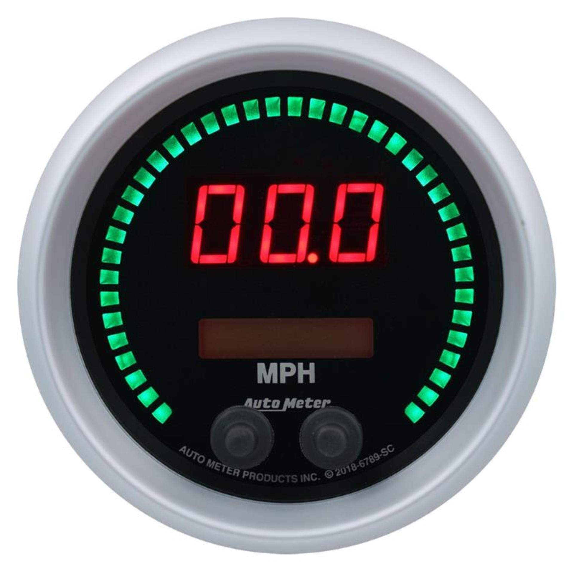 Picture of Autometer 85.7mm Black Switchable 260 MPH / 260 KM/H Speedometer Sport-Comp Elite Digital Gauge