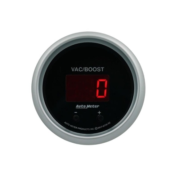 Picture of Autometer 52.4mm Black Switchable 0-1600 PSI / 0-110 BAR Vacuum/Boost Sport-Comp Elite Digital Gauge