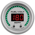 Picture of Autometer 52.4mm Silver Switchable 0-100 Fuel Level/8-18V Voltmeter Ultra-Lite Elite Digital Gauge