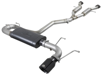 Picture of aFe Large Bore HD 3in 304 SS Cat-Back Exhaust w/ Black Tips 14-19 Jeep Grand Cherokee (WK2) V6-3.6L
