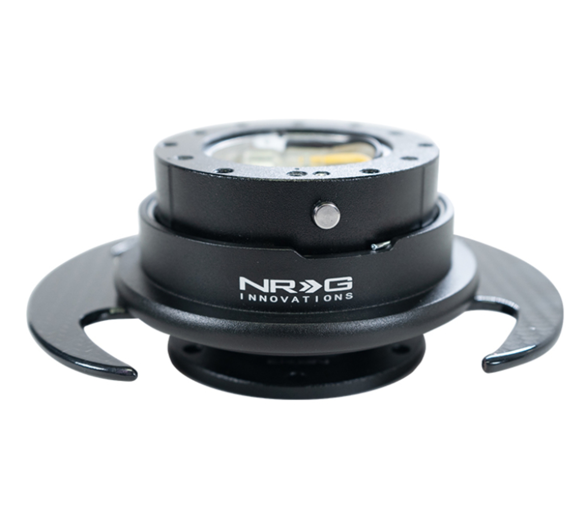 Picture of NRG Quick Release Kit Gen 3.0 - Black Body / Black Ring w/ Carbon Fiber Handles