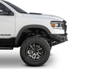 Picture of Addictive Desert Designs 2019 Ram Rebel 1500 Stealth Fighter Fr Bumper w/Parking Sensor Cutouts
