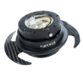 Picture of NRG Quick Release Kit Gen 3.0 - Black Body / Black Ring w/ Carbon Fiber Handles