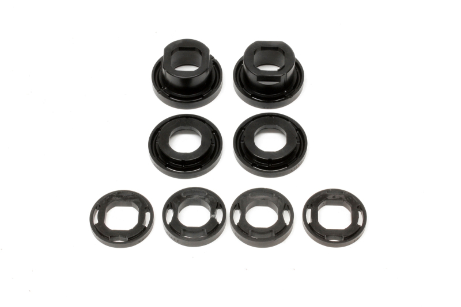 Picture of BMR 08-09 Pontiac G8 Rear Cradle Street Version Bushing Kit (Elastomer) - Black