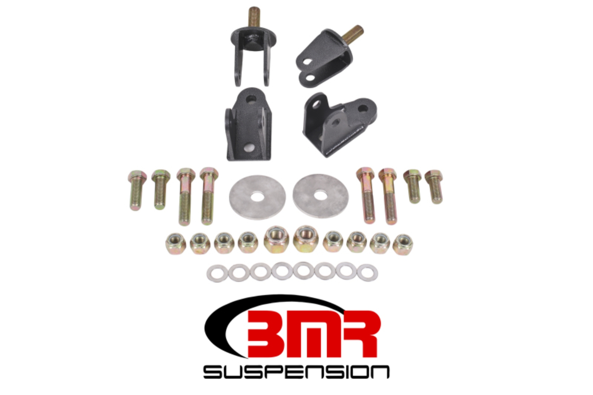 Picture of BMR 79-04 Fox Mustang Rear Coilover Conversion Kit w/o Control Arm Bracket - Black Hammertone