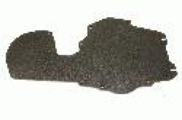 Picture of BMR 68-72 A-Body A/C Delete Panel (Aluminum) - Black Hammertone