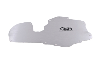 Picture of BMR 68-72 A-Body A/C Delete Panel (Aluminum) - Bare w/ BMR Logo