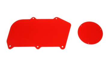 Picture of BMR 64-72 A-Body Heater Delete Panel Aluminum (Non-A/C Vehicles Only) - Red