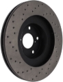 Picture of Sport Cross Drilled Brake Rotor; Front Left