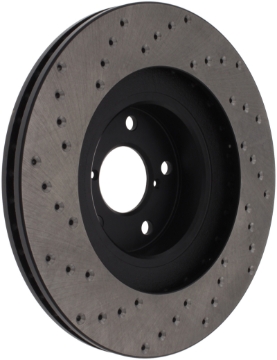 Picture of Sport Cross Drilled Brake Rotor; Front Left
