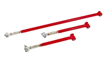 Picture of BMR 82-02 3rd Gen F-Body On-Car Adj. Rear Suspension Kit Poly/Rod End - Red