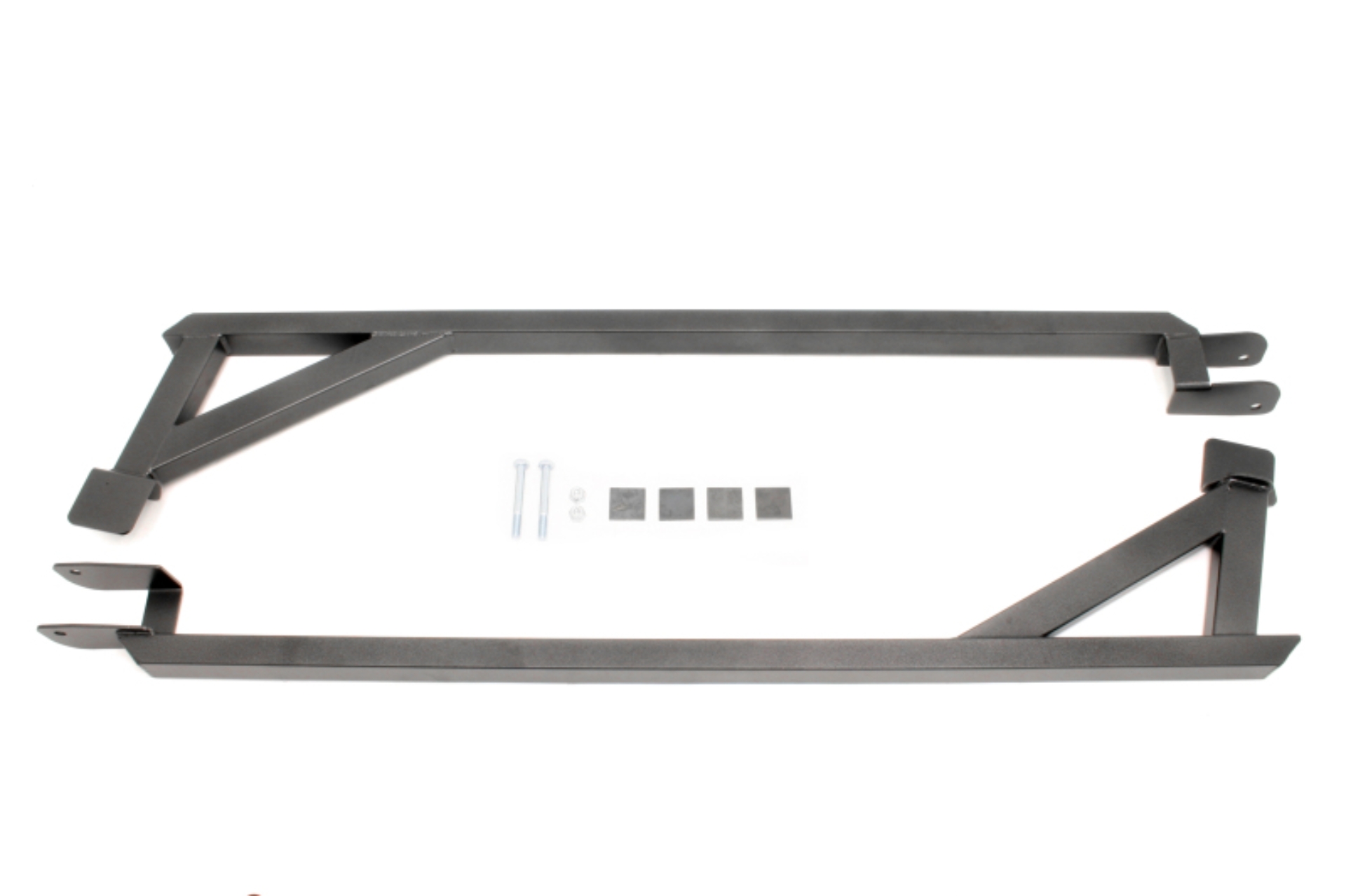 Picture of BMR 82-82 3rd Gen F-Body Weld-On Boxed Subframe Connectors (Inside Frame Exhaust) - Black Hammertone