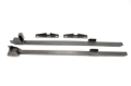 Picture of BMR 79-93 Fox Mustang Weld-On Boxed Subframe Connectors (Outside Frame Exhaust) - Black Hammertone