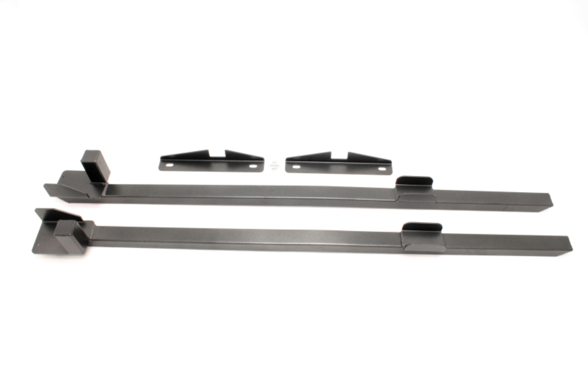 Picture of BMR 79-93 Fox Mustang Weld-On Boxed Subframe Connectors (Outside Frame Exhaust) - Black Hammertone