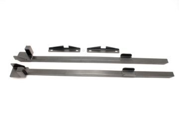 Picture of BMR 79-93 Fox Mustang Weld-On Boxed Subframe Connectors (Outside Frame Exhaust) - Black Hammertone