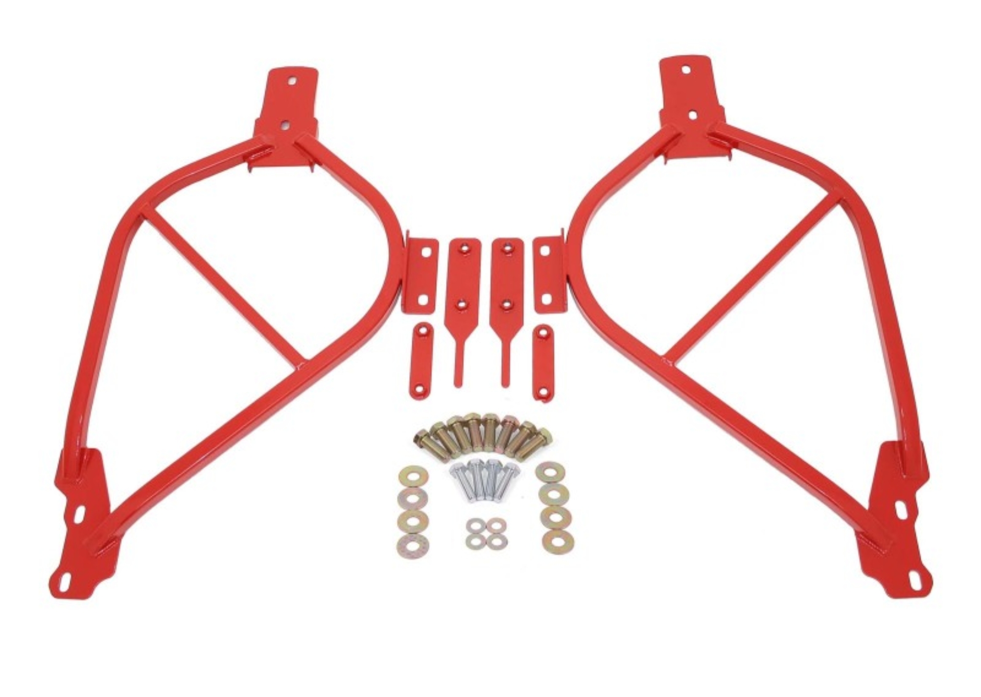 Picture of BMR 14-17 Chevy SS Sedan Bolt-On Subframe Connectors - Red