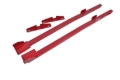 Picture of BMR 94-04 Mustang Hardtop Only Weld-On Boxed Premium Subframe Connectors - Red