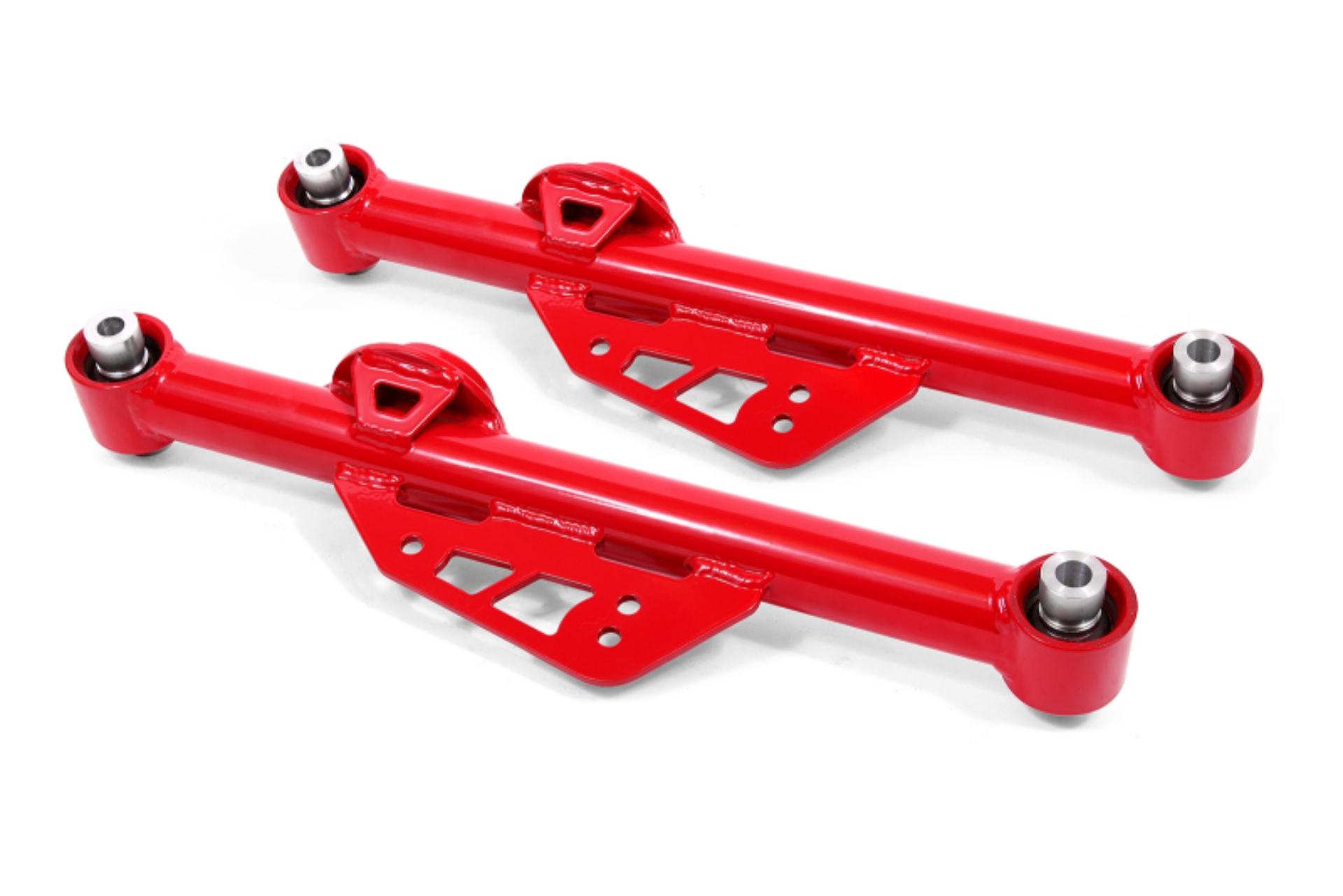 Picture of BMR 99-04 Mustang Non-Adj. Lower Control Arms w/ Spherical Bearings - Red