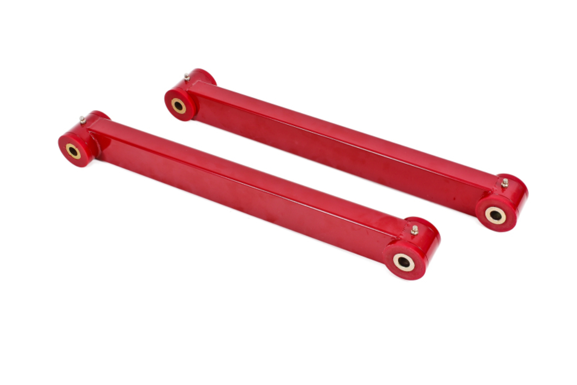 Picture of BMR 05-14 S197 Mustang Non-Adj. Boxed Lower Control Arms (Polyurethane) - Red