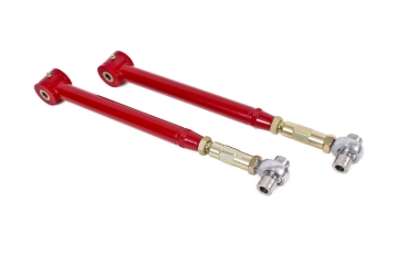 Picture of BMR 05-14 S197 Mustang On-Car Adj. Lower Control Arms / Rod End Combo (Polyurethane) - Red
