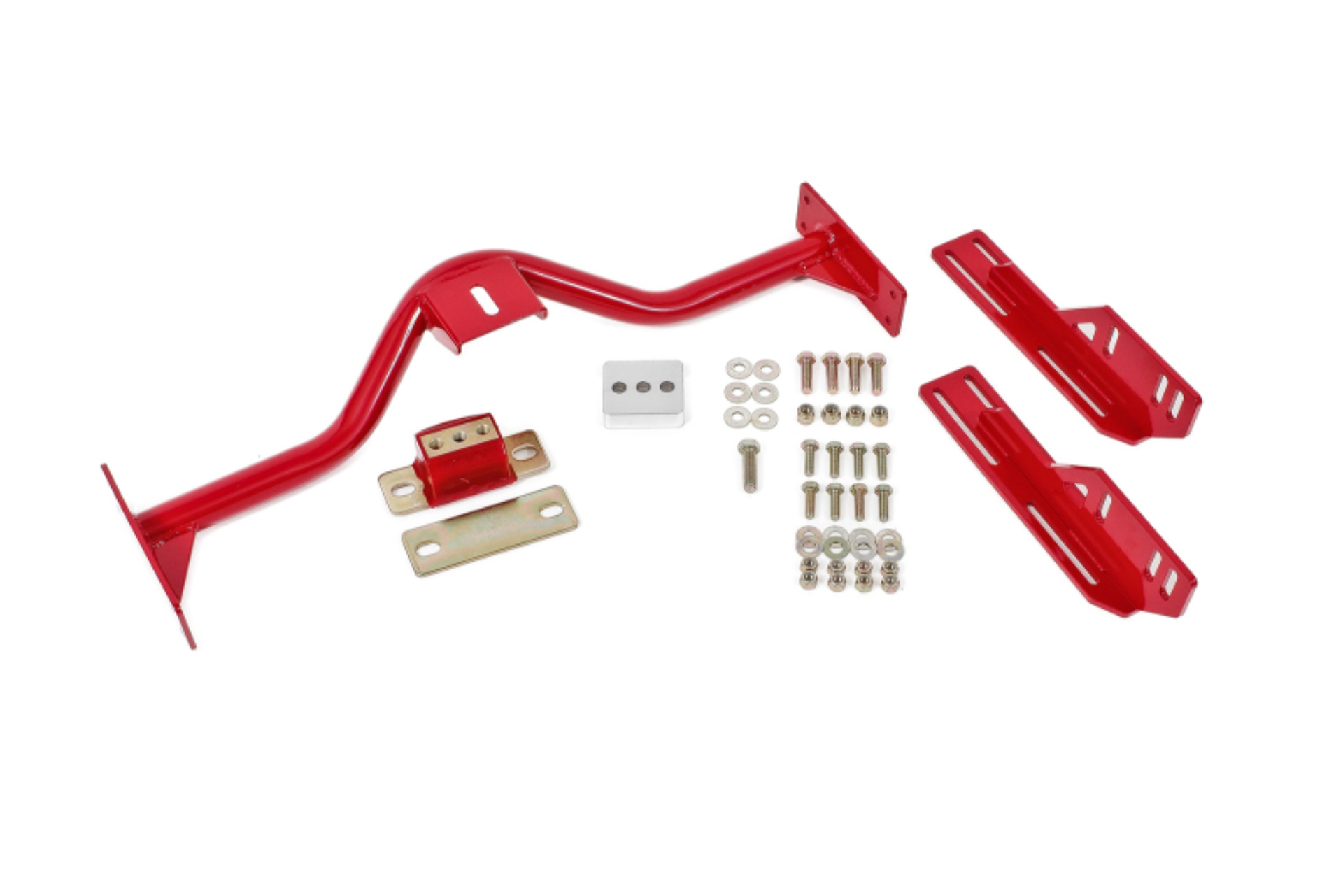Picture of BMR 67-69 1st Gen F-Body Transmission Conversion Crossmember T56/TR6060/TH400/4L80E - Red