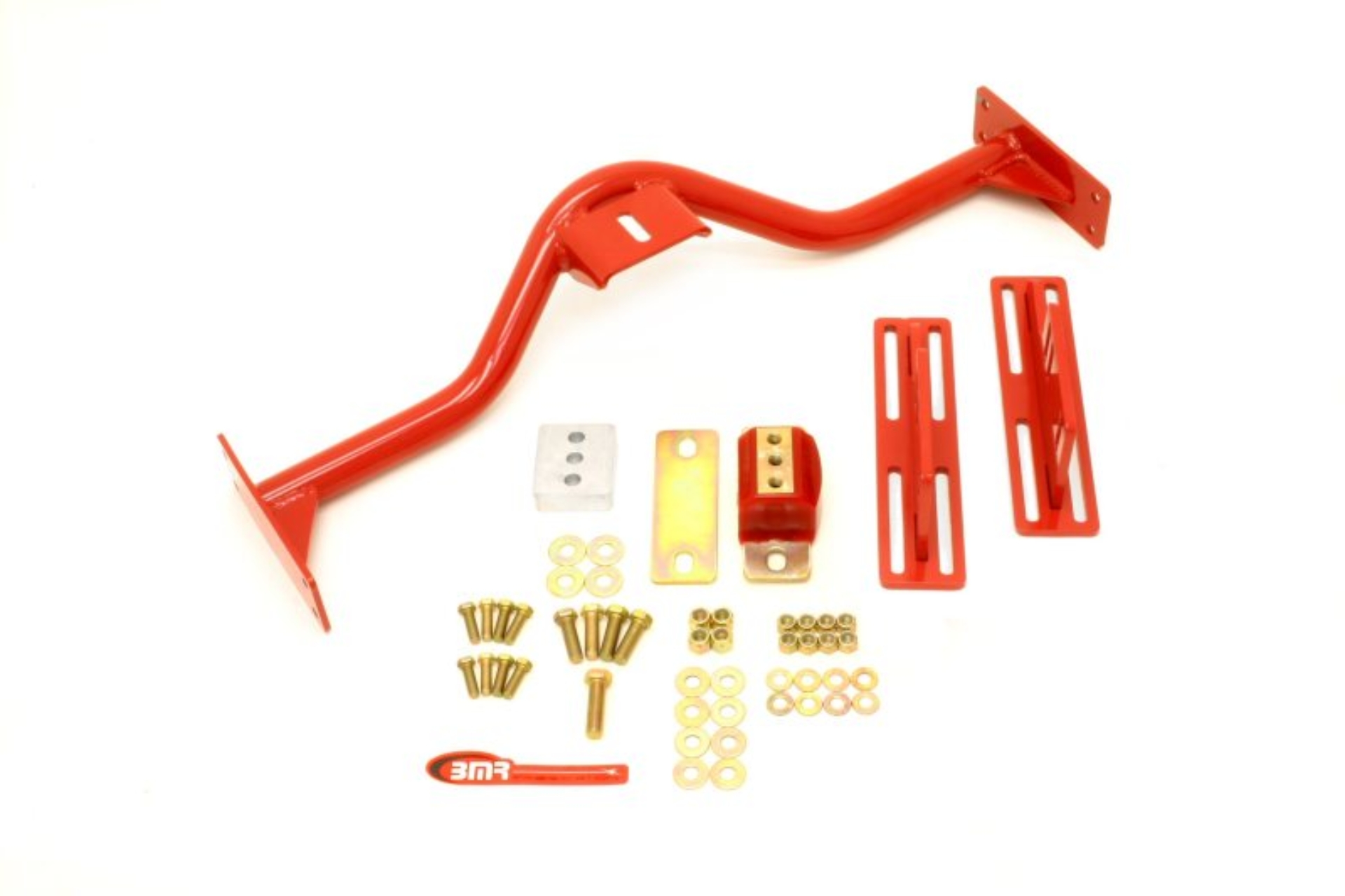 Picture of BMR 67-69 1st Gen F-Body Transmission Conversion Crossmember TH350/Powerglide/700R4/4L60E - Red