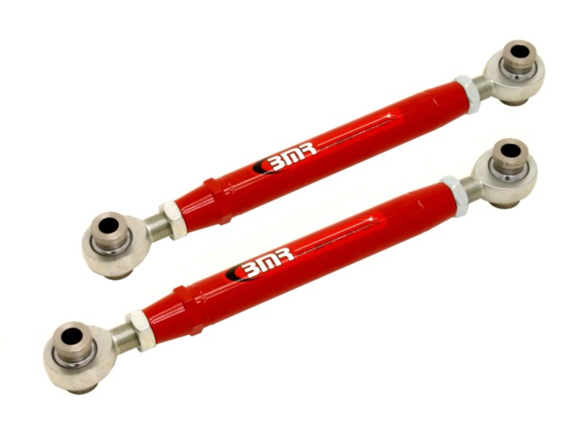 Picture of BMR 10-15 5th Gen Camaro Rear Adj. Rod Ends Toe Rods - Red