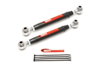 Picture of BMR 10-15 5th Gen Camaro Rear Adj. Rod Ends Toe Rods - Black Hammertone