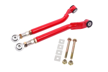 Picture of BMR 08-17 Challenger Rear On-Car Adj. Toe Rods Delrin/Rod End Combo - Red
