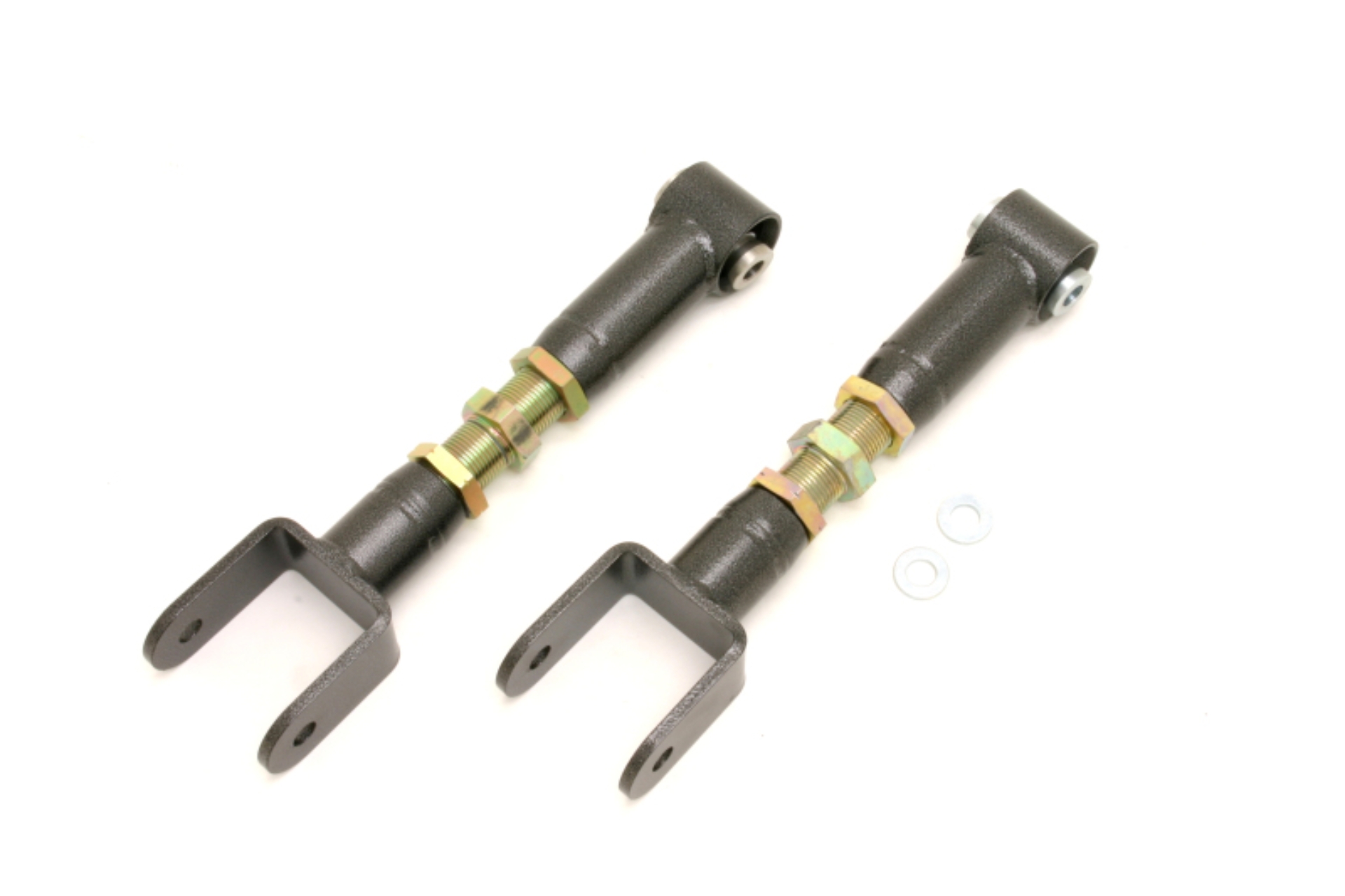 Picture of BMR 78-87 G-Body Upper Control Arms On-Car Adj. w/ Spherical Bearings - Black Hammertone