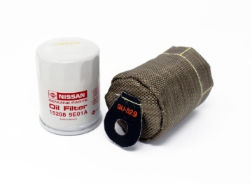 Picture of Torque Solution Thermal Oil Filter Blanket for Subaru EJ (Tall) / Nissan