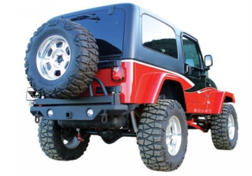 Picture of Rampage 1987-1995 Jeep Wrangler(YJ) Recovery Bumper Rear - Black