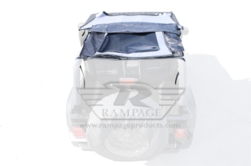 Picture of Rampage 1992-1995 Jeep Wrangler(YJ) Frameless Soft Top Kit - Black Diamond