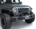 Picture of Rampage 2007-2018 Jeep Wrangler(JK) TrailGuard Front Bumper - Black