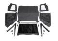 Picture of Rampage 1992-1995 Jeep Wrangler(YJ) Frameless Soft Top Kit - Black Diamond