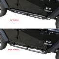 Picture of Rampage 2007-2018 Jeep Wrangler(JK) Srs Side Bar Rockerguard Step - Black
