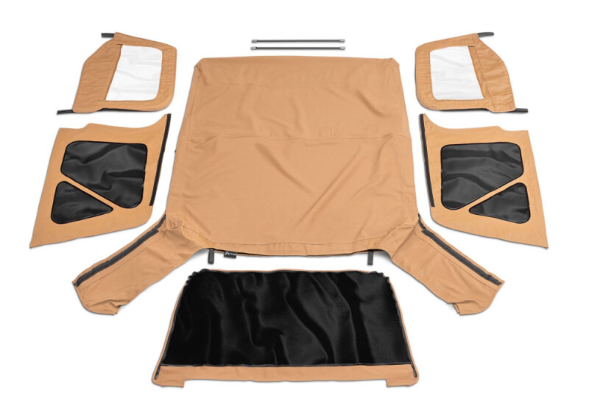 Picture of Rampage 1997-2006 Jeep Wrangler(TJ) OEM Replacement Top - Spice Denim
