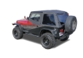 Picture of Rampage 1992-1995 Jeep Wrangler(YJ) Frameless Soft Top Kit - Black Diamond
