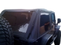 Picture of Rampage 1997-2006 Jeep Wrangler(TJ) Excludes LJ Unlimited Frameless Soft Top Kit - Black Diamond