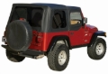 Picture of Rampage 1997-2006 Jeep Wrangler(TJ) OEM Replacement Top - Black Diamond