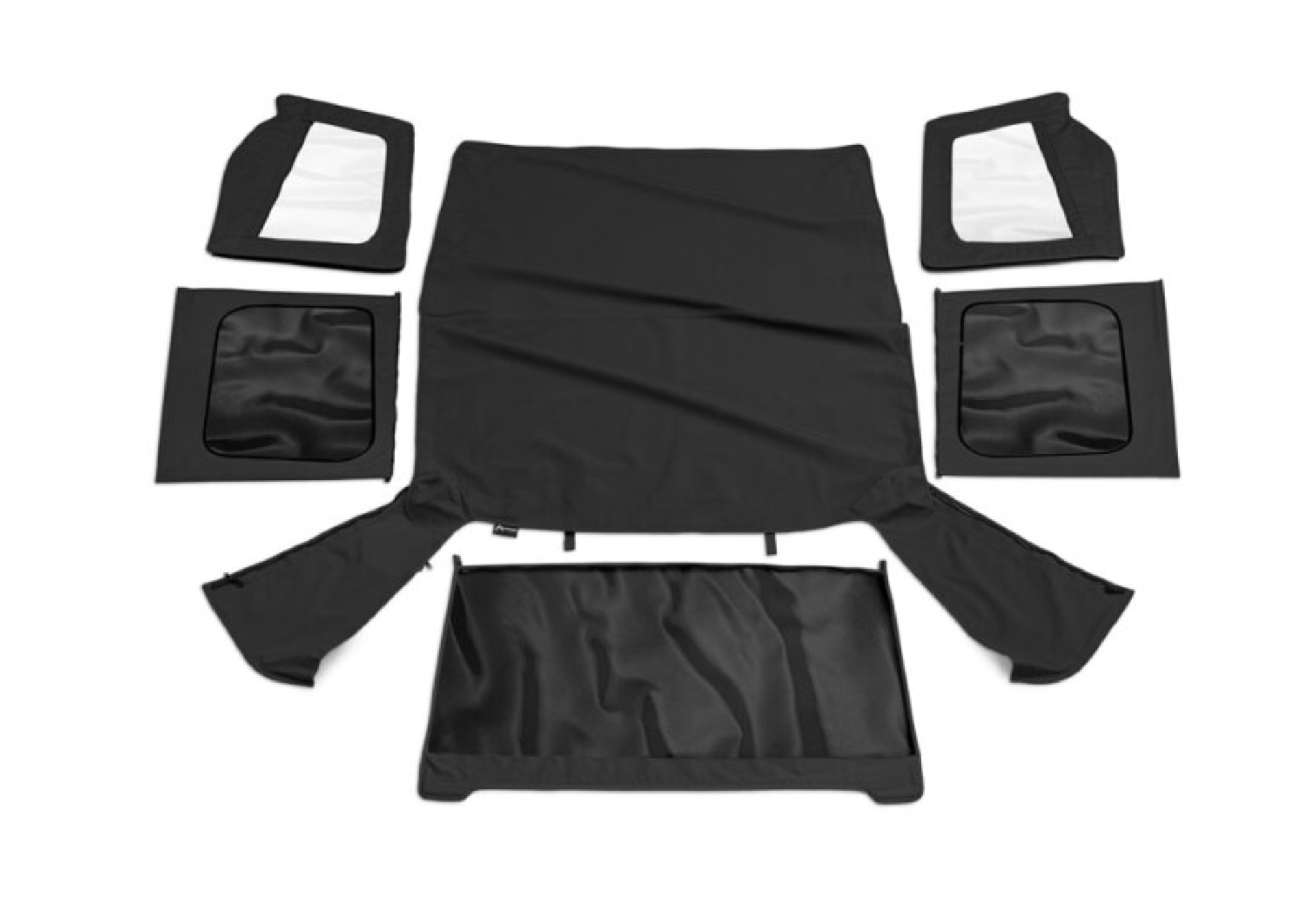 Picture of Rampage 1988-1995 Jeep Wrangler(YJ) OEM Replacement Top - Black Denim