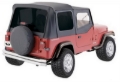 Picture of Rampage 1988-1995 Jeep Wrangler(YJ) OEM Replacement Top - Black Denim