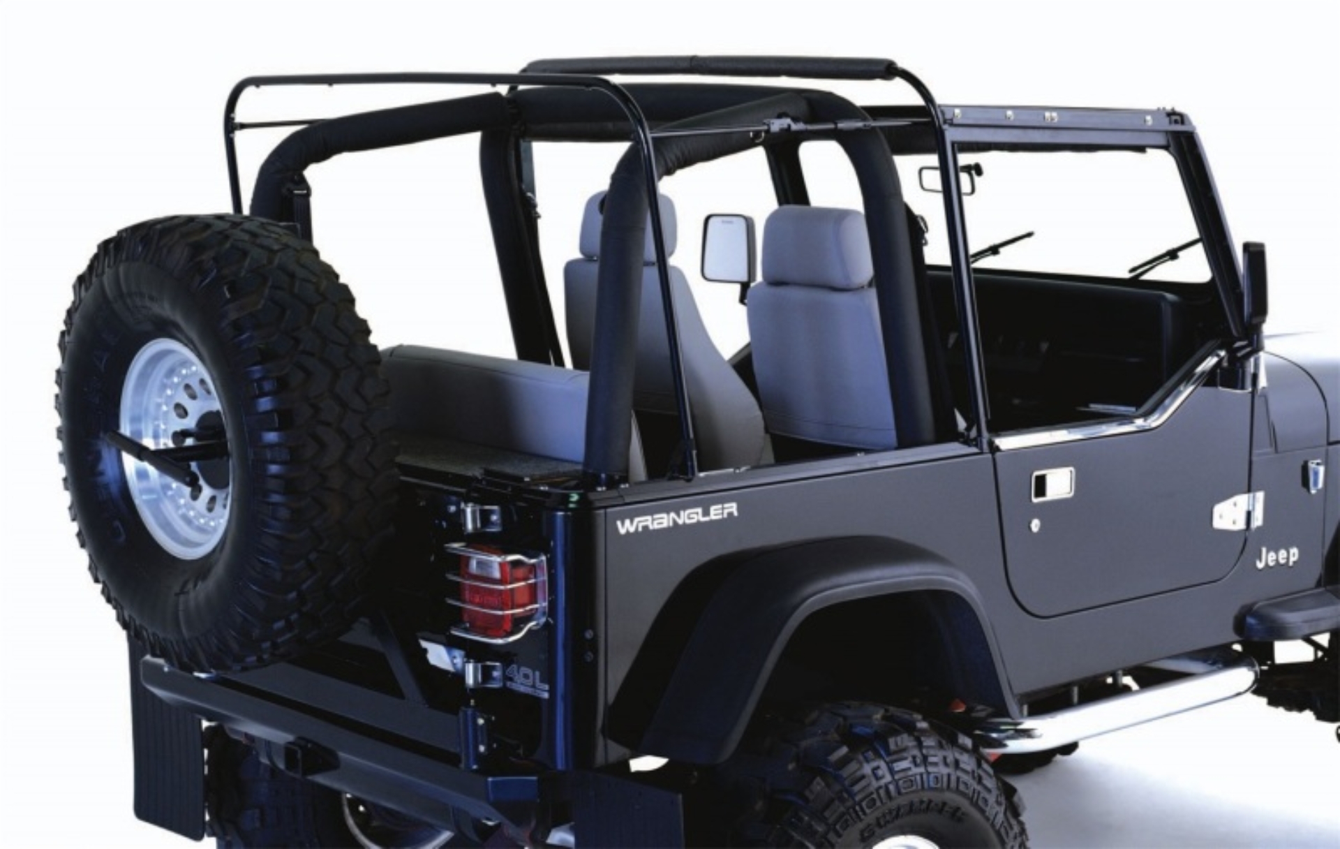 Picture of Rampage 1987-1995 Jeep Wrangler(YJ) Soft Top Hardware - Black