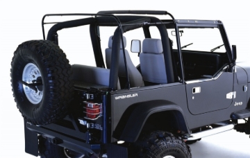 Picture of Rampage 1987-1995 Jeep Wrangler(YJ) Soft Top Hardware - Black