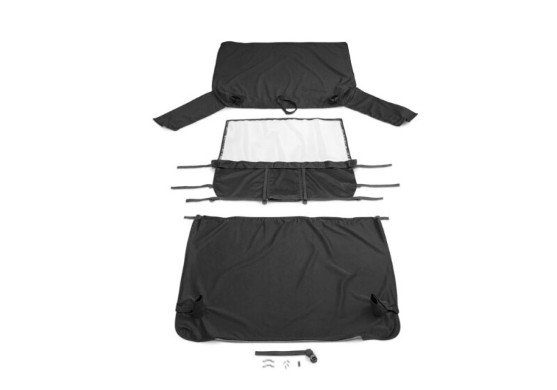 Picture of Rampage 1992-1995 Jeep Wrangler(YJ) Cab Soft Top And Tonneau Cover - Black Denim