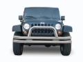 Picture of Rampage 1976-1983 Jeep CJ5 Double Tube Bumper Front - Stainless