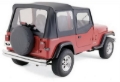 Picture of Rampage 1988-1995 Jeep Wrangler(YJ) OEM Replacement Top - Black Denim