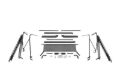 Picture of Rampage 1987-1995 Jeep Wrangler(YJ) Soft Top Hardware - Black