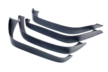 Picture of Rampage 2007-2018 Jeep Wrangler(JK) Steel Fender Flares - Slim - Black