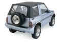 Picture of Rampage 1999-2004 Chevy Tracker Soft Top OEM Replacement - Black Diamond